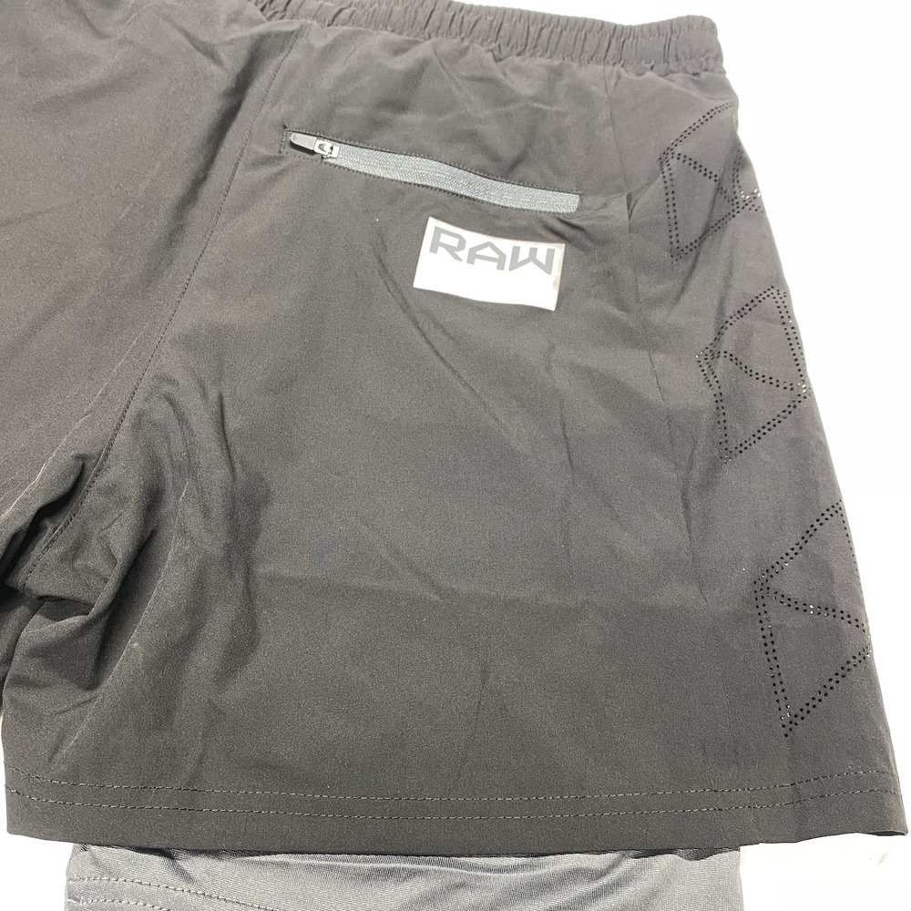 Rawgear RAW-TEK 2-in-1 Men's Training Shorts Size L NWT READ - Picture 7 of 10
